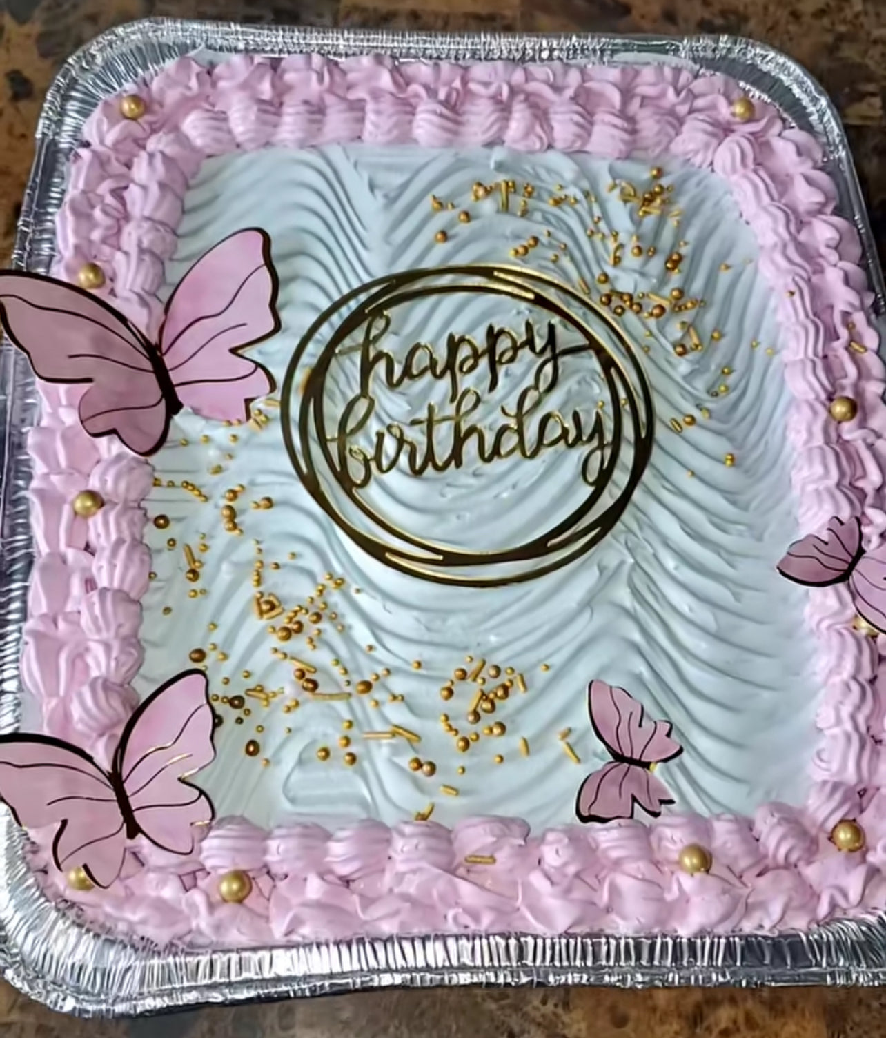 Dominican Cake Decorated (Serves 8-10)