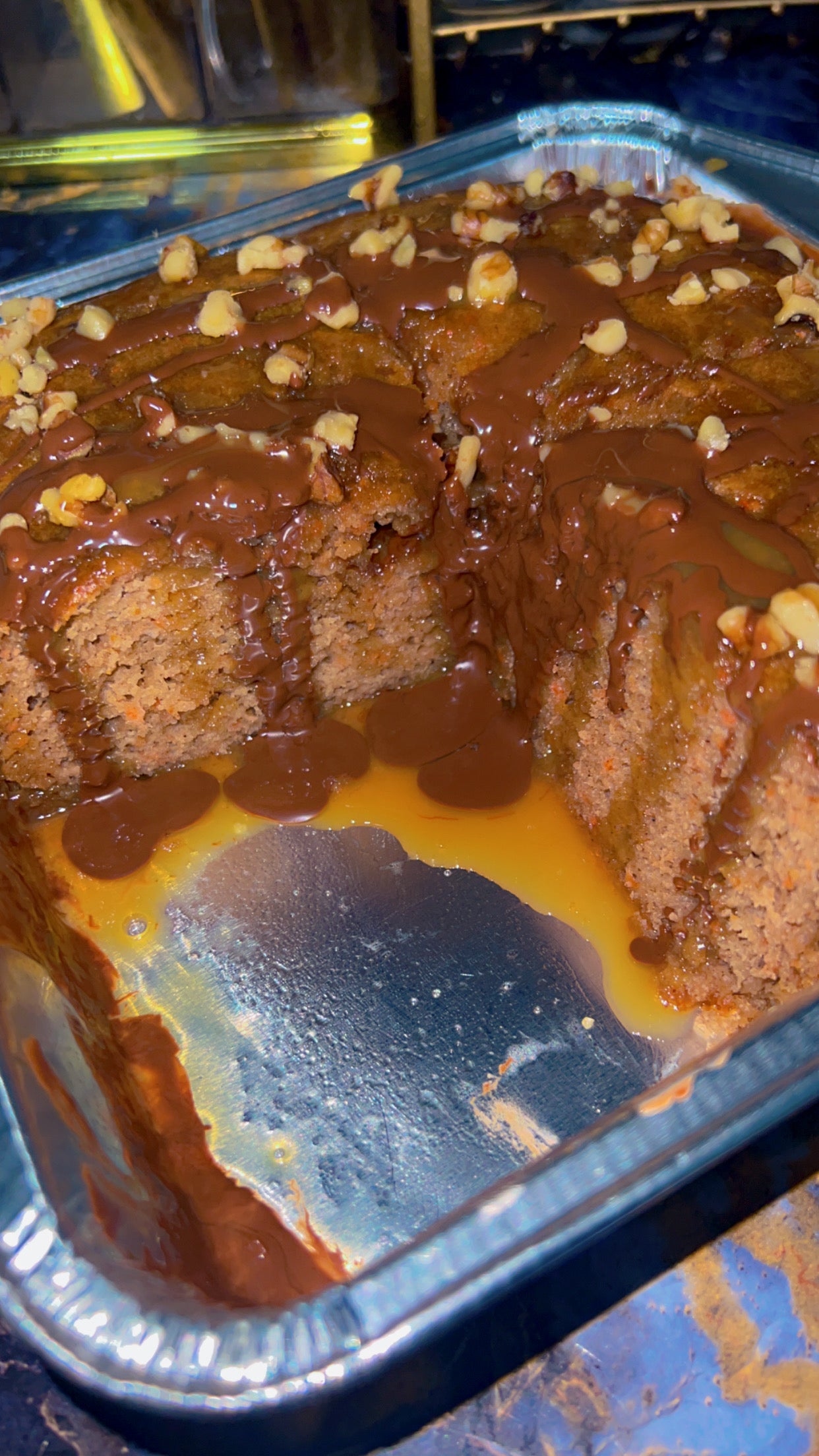 Carrot Nutty Chocolate Cake
