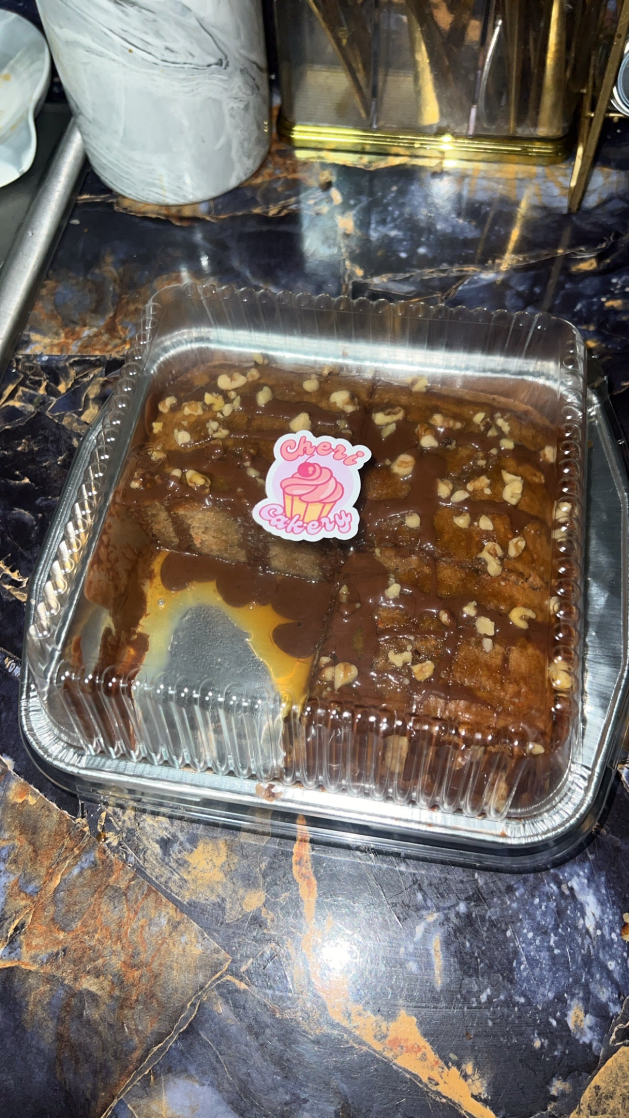 Carrot Nutty Chocolate Cake