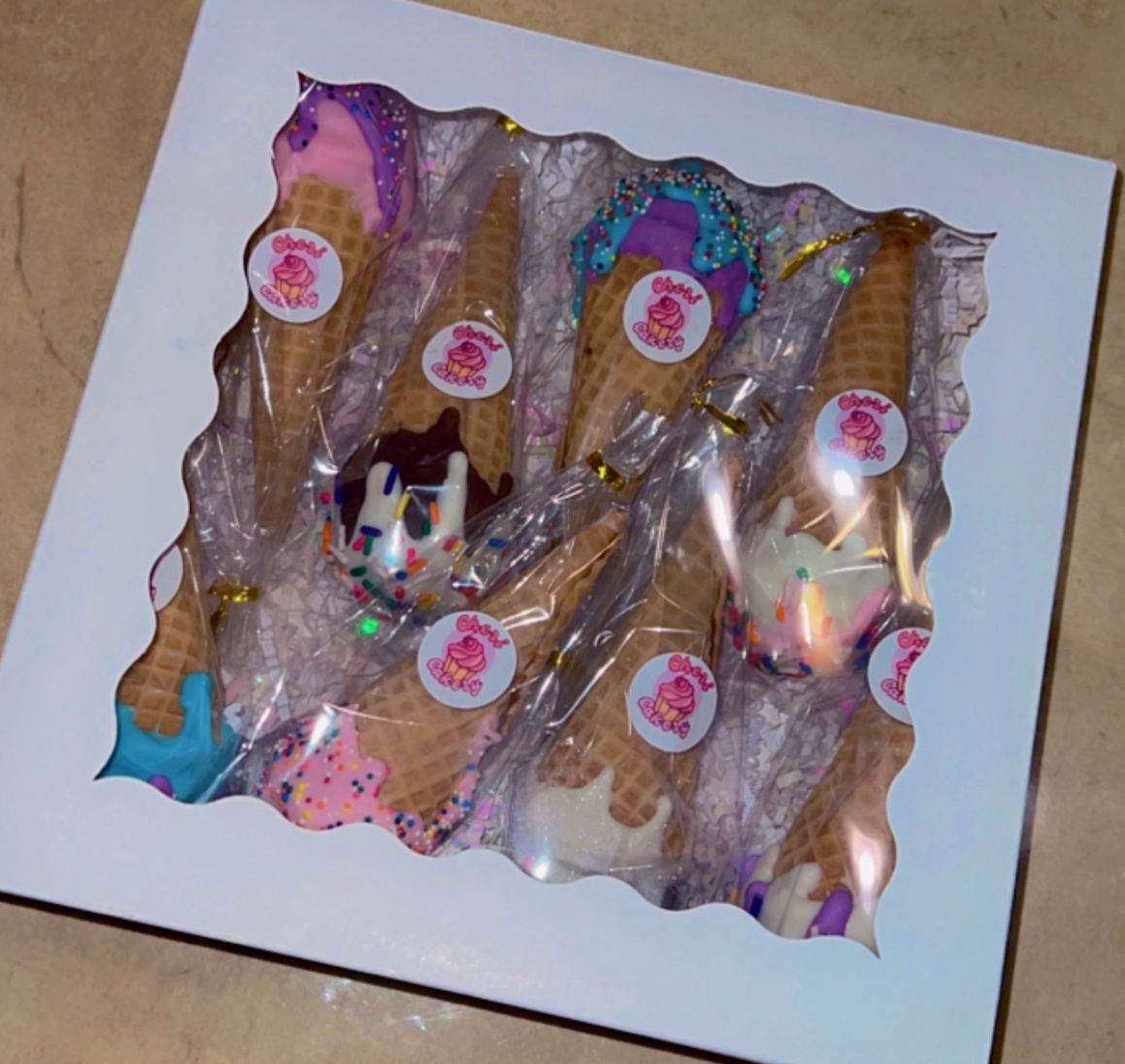 Ice Cream Cone Cake Pops - Build Your Own