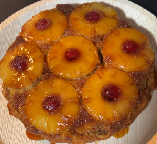 Pineapple Upside Down Vanilla Cake