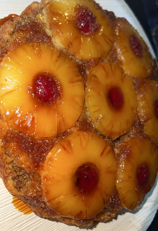Pineapple Upside Down Vanilla Cake