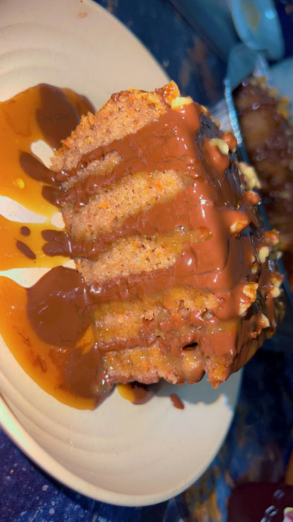 Carrot Nutty Chocolate Cake